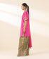 Unstitched Women's Pink Textured Lawn 3 Piece Suit